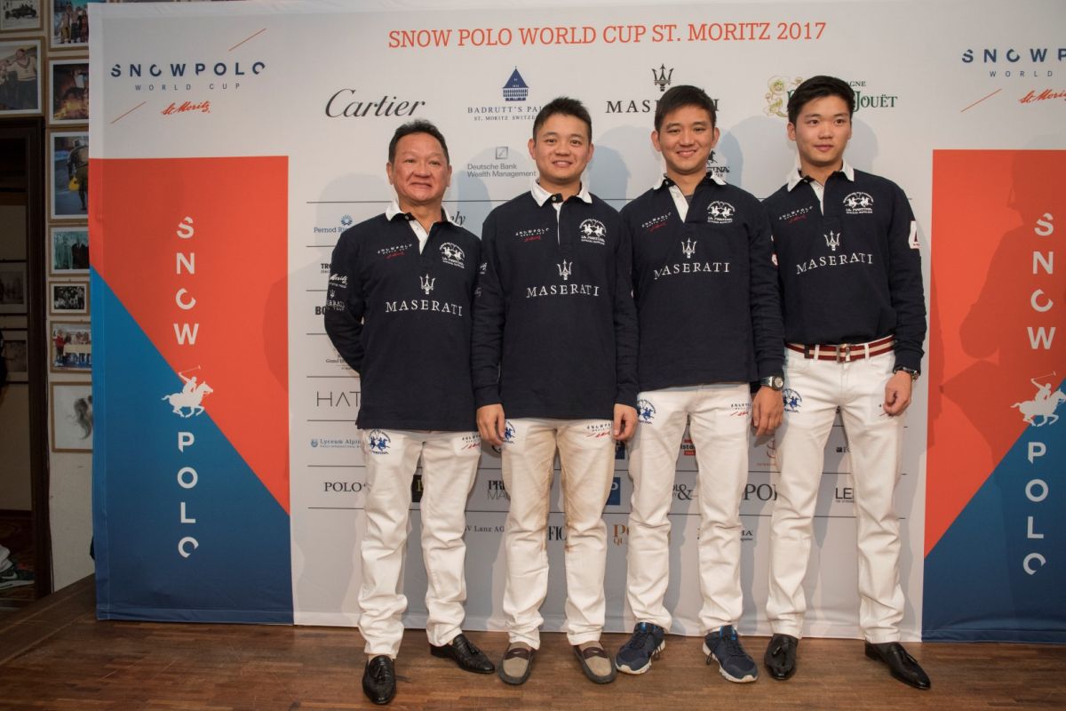 Players Presentation 2017 St Moritz Snow Polo World Cup